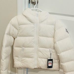 Women allied feather down jacket!